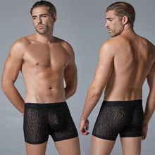 Load image into Gallery viewer, Luca Leopard Boxer-Black S/M-Boxed
