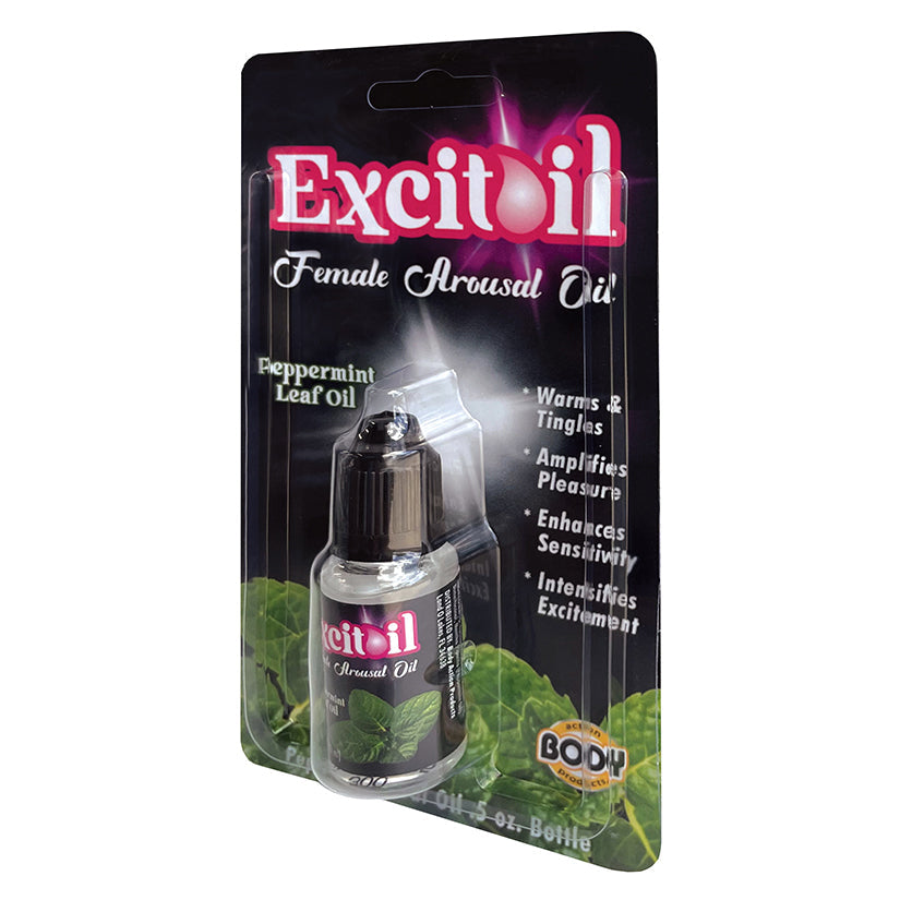 Peppermint Arousal Oil .5oz Bottle Carded