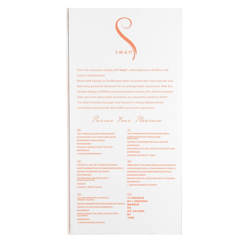 Swan The Blossom Swan-Coral