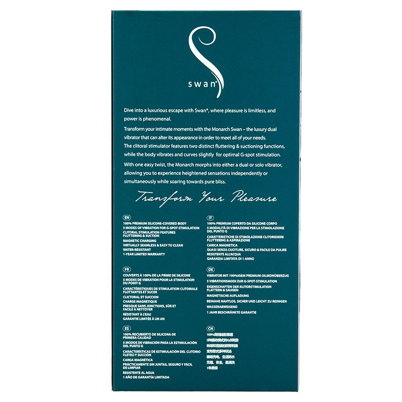 Swan The Monarch Swan-Teal