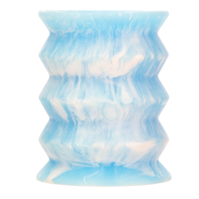 Addiction Silicone Stroker Glow in the Dark-Blue