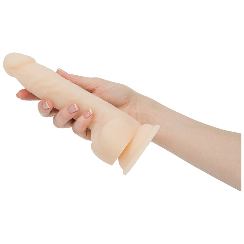 Naked Addiction Rotating & Vibrating Dong-Vanilla 8