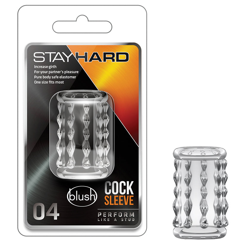 Stay Hard Cock Sleeve 04-Clear