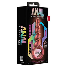 Load image into Gallery viewer, Anal Adventures Matrix Spiral Loop Plug-Copper
