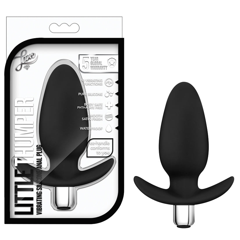 Luxe Little Thumper Plug-Black