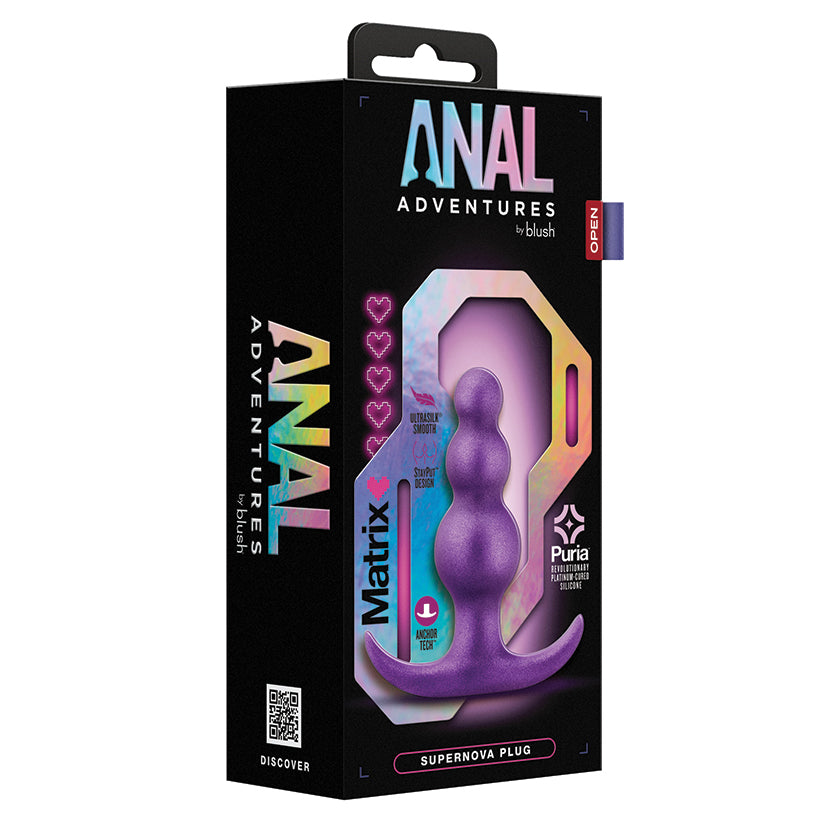 Anal Adventures Matrix Supernova Plug-Purple