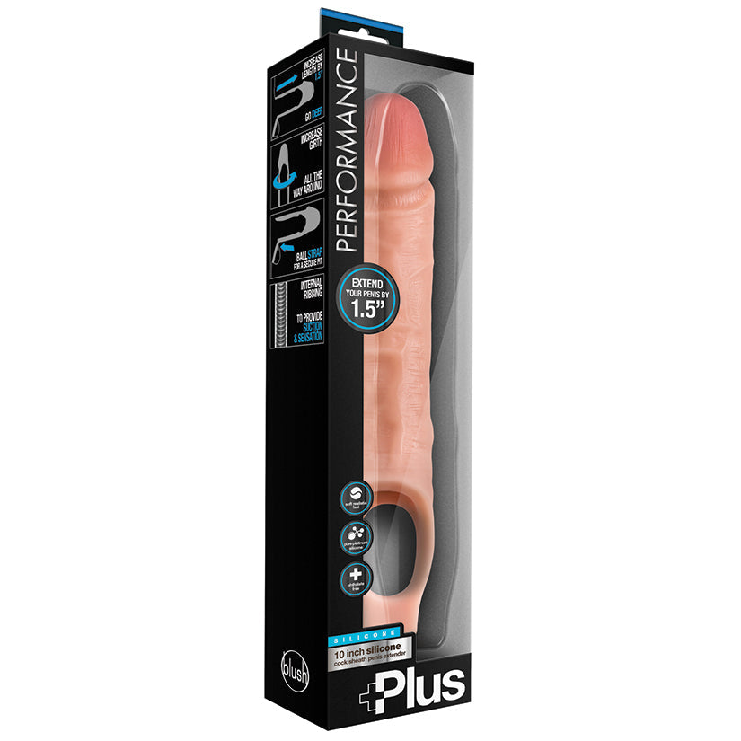 Performance Plus Sheath Penis Extender-Vanilla 10