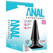 Load image into Gallery viewer, Anal Adventures Easy Plug-Black
