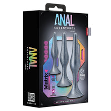 Load image into Gallery viewer, Anal Adventures Matrix Genesis Plug Kit-Silver
