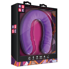 Load image into Gallery viewer, Ruse Silicone Slim Double Dong-Purple 18
