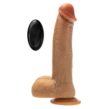 Load image into Gallery viewer, Dr. Skin Silicone Dr.Phillips Thrusting Dildo-Tan 8.5
