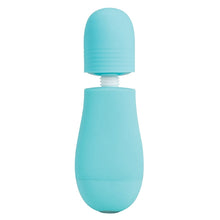 Load image into Gallery viewer, Rose Petite Massage Wand-Blue
