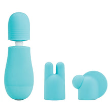 Load image into Gallery viewer, Rose Petite Massage Wand-Blue
