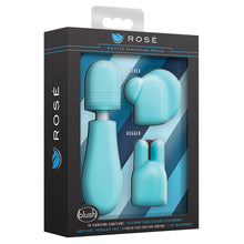 Load image into Gallery viewer, Rose Petite Massage Wand-Blue
