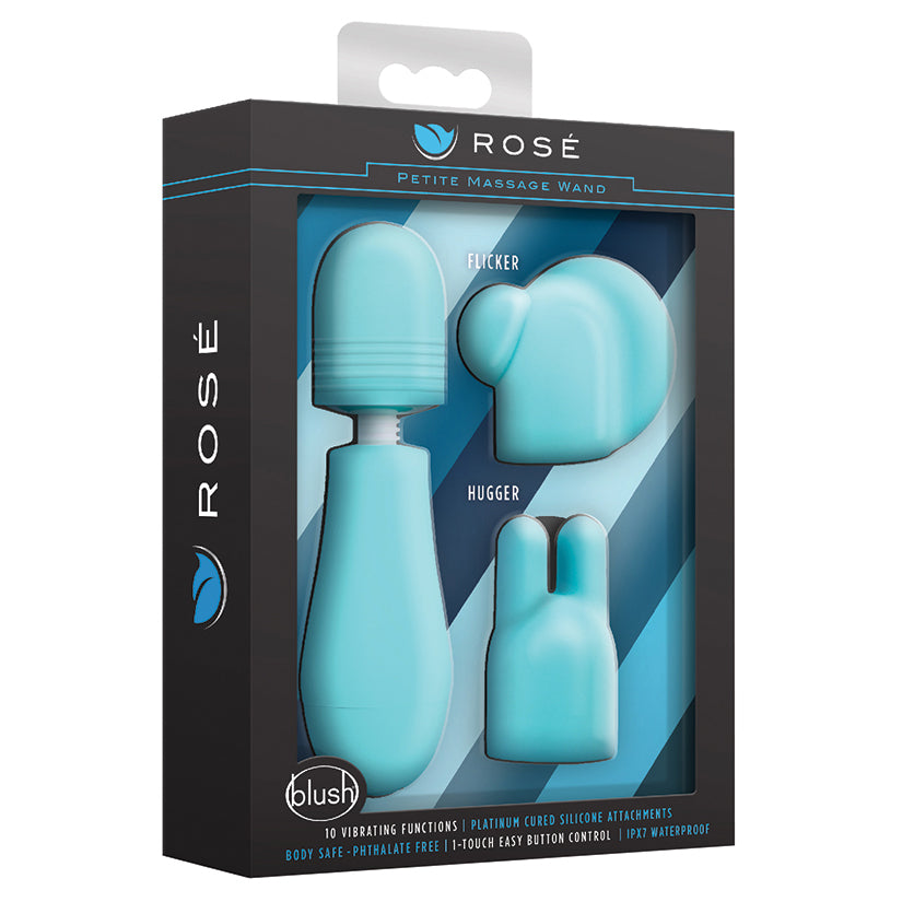 Rose Petite Massage Wand-Blue