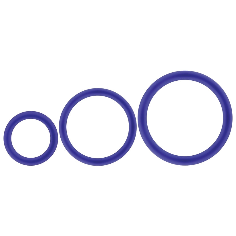 Performance VS4 Pure Premium Cockring Set-Indigo