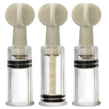 Load image into Gallery viewer, Temptasia Clit And Nipple Twist Suckers-Clear Set of 3
