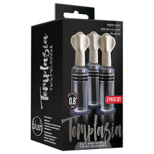 Load image into Gallery viewer, Temptasia Clit And Nipple Twist Suckers-Clear Set of 3
