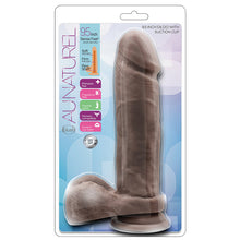 Load image into Gallery viewer, Au Naturel Dildo with Suction Cup-Chocolate 9.5
