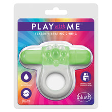 Load image into Gallery viewer, Play with Me Teaser Vibrating C-Ring Green
