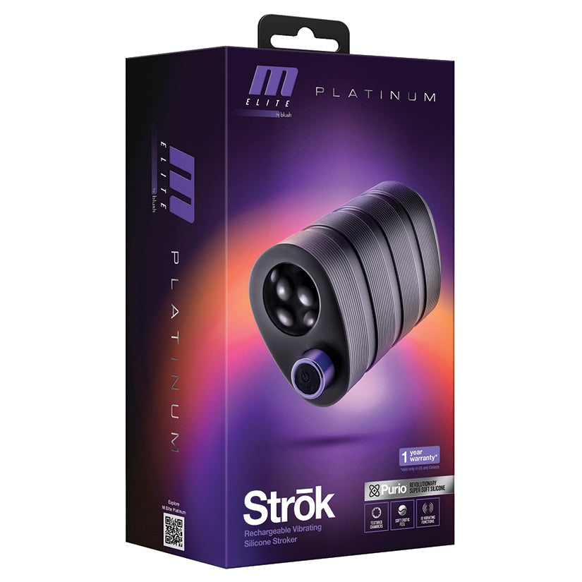 M Elite Platinum Strok-Black