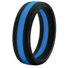 Load image into Gallery viewer, Performance Silicone Go Pro Cock Ring-Black/Indigo
