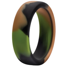 Load image into Gallery viewer, Performance Silicone Cock Ring-Green Camoflauge
