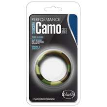 Load image into Gallery viewer, Performance Silicone Cock Ring-Green Camoflauge
