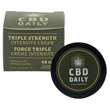 Load image into Gallery viewer, CBD Daily Triple Strength Intensive Cream Travel Size 0.5oz
