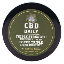 Load image into Gallery viewer, CBD Daily Triple Strength Intensive Cream 1.7oz
