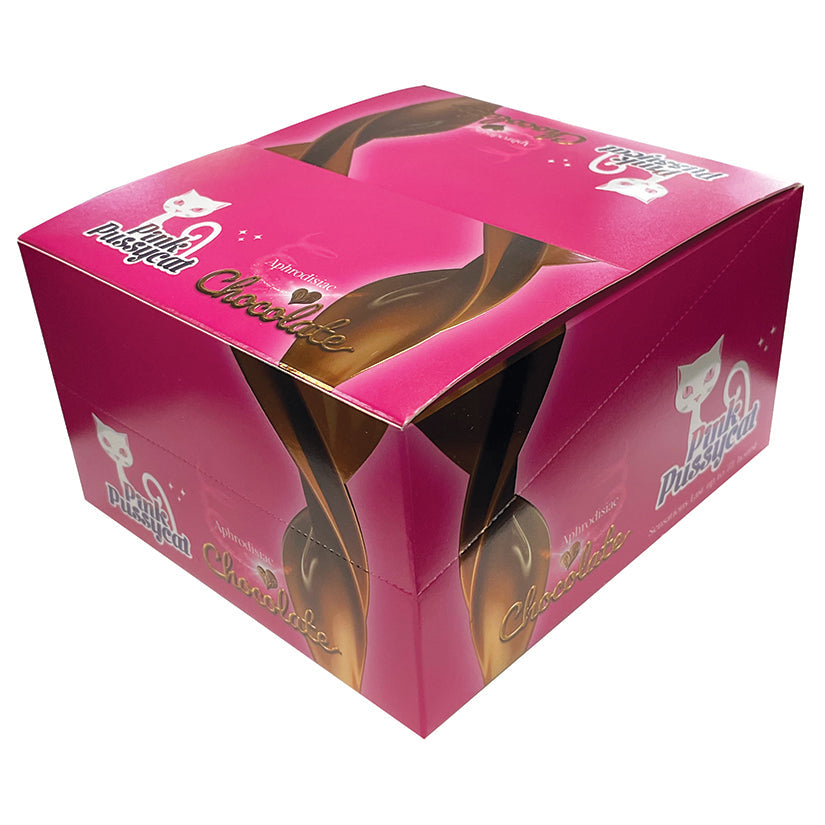 Pink Pussycat Aphrodisiac Chocolate Single Pack Display of 24