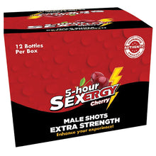 Load image into Gallery viewer, Sexergy Liquid Shot Male Display of 12
