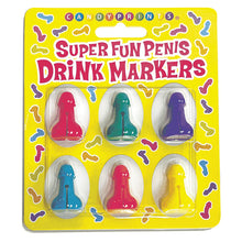 Load image into Gallery viewer, Super Fun Penis Silicone Drink Markers
