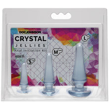 Load image into Gallery viewer, Crystal Jellies Anal Initiation Kit-Clear
