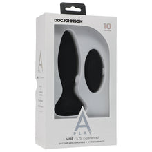 Load image into Gallery viewer, A-Play Vibe Experienced Rechargeable Plug-Black
