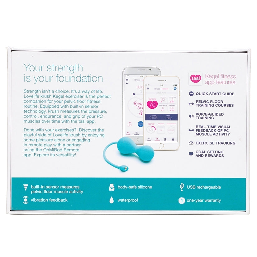 OhMiBod Lovelife Krush-Turquoise