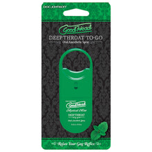 Load image into Gallery viewer, GoodHead Deep Throat Spray To Go-Mint .33oz
