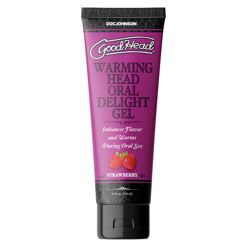 GoodHead Warming Head Oral Delight Gel-Strawberry 4oz