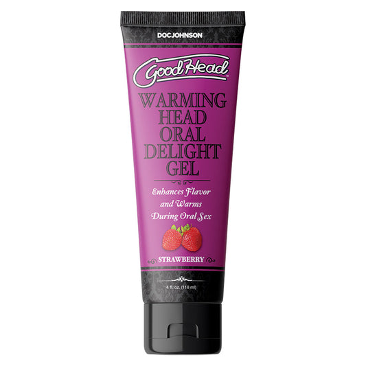 GoodHead Warming Head Oral Delight Gel-Strawberry 4oz