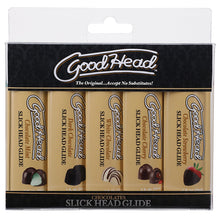 Load image into Gallery viewer, GoodHead Slick Head Glide-Chocolate 1oz 5Pk
