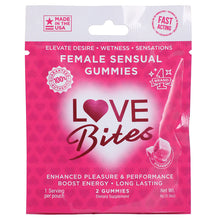 Load image into Gallery viewer, Love Bites Female Sensual Gummies 2pk Singles
