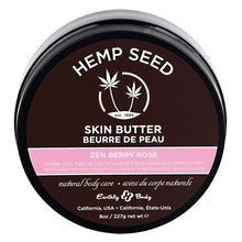 Load image into Gallery viewer, Earthly Body Hemp Seed Skin Butter-Zen Berry Rose 8oz
