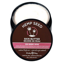 Load image into Gallery viewer, Earthly Body Hemp Seed Skin Butter-Zen Berry Rose 8oz
