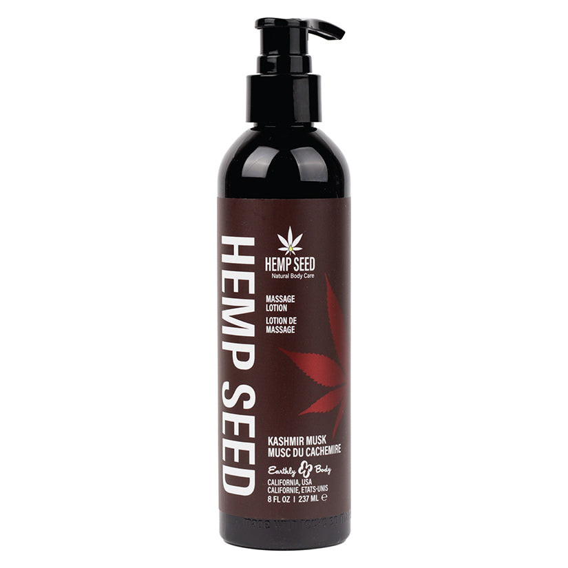 Hemp Seed Massage Lotion-Kashmir Musk 8oz