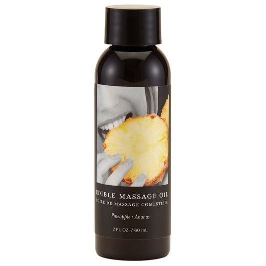 Earthly Body Edible Massage Oil-Pineapple 2oz