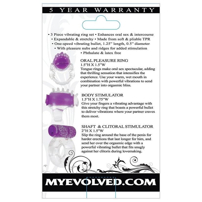 Evolved Ring True Unique Pleasure Rings