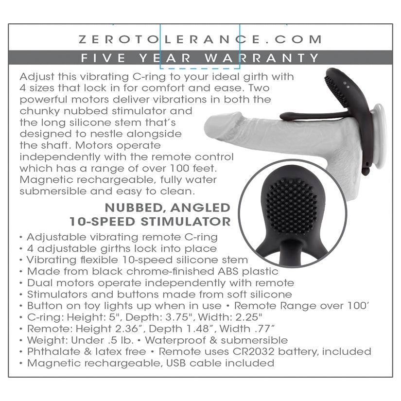 Zero Tolerance Mr. Tickler