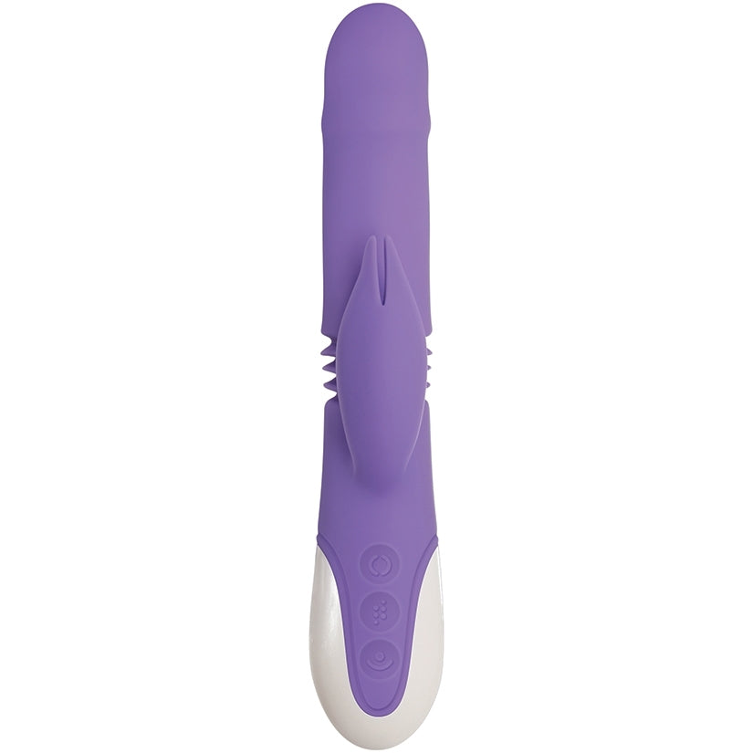 Evolved Thick & Thrust Silicone Bunny-Purple 9