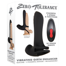 Load image into Gallery viewer, Zero Tolerance Vibrating Girth Enhancer-Black
