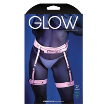 Load image into Gallery viewer, Fantasy Lingerie Glow Leg Harness-Pink O/S-Boxed
